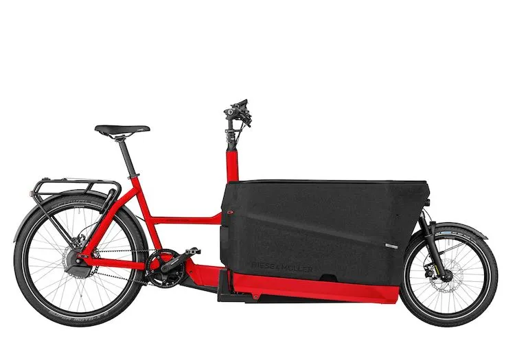 Cargo ebike Riese and Muller Packster 70 Red