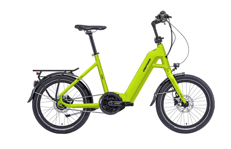 Compact Electric Bike Gepida Pugio Apple Green