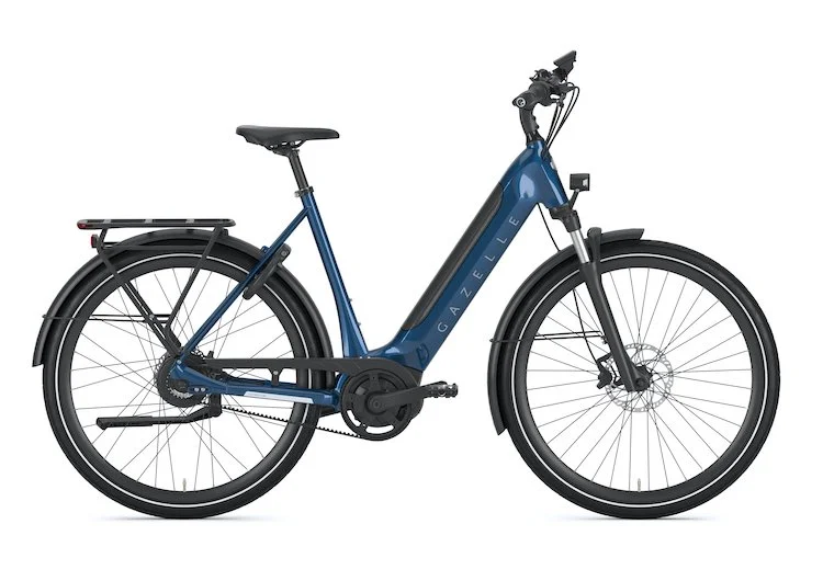 Vélo électrique Gazelle Ultimate C380 2023 Mallard Blue gloss