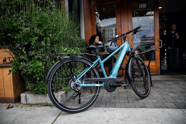 Coffee break Woman Gazelle Medeo T10 Electric bike