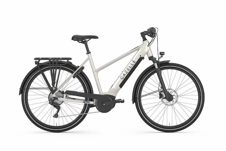 Vélo électrique hollandais Gazelle Medeo T10 Ivory